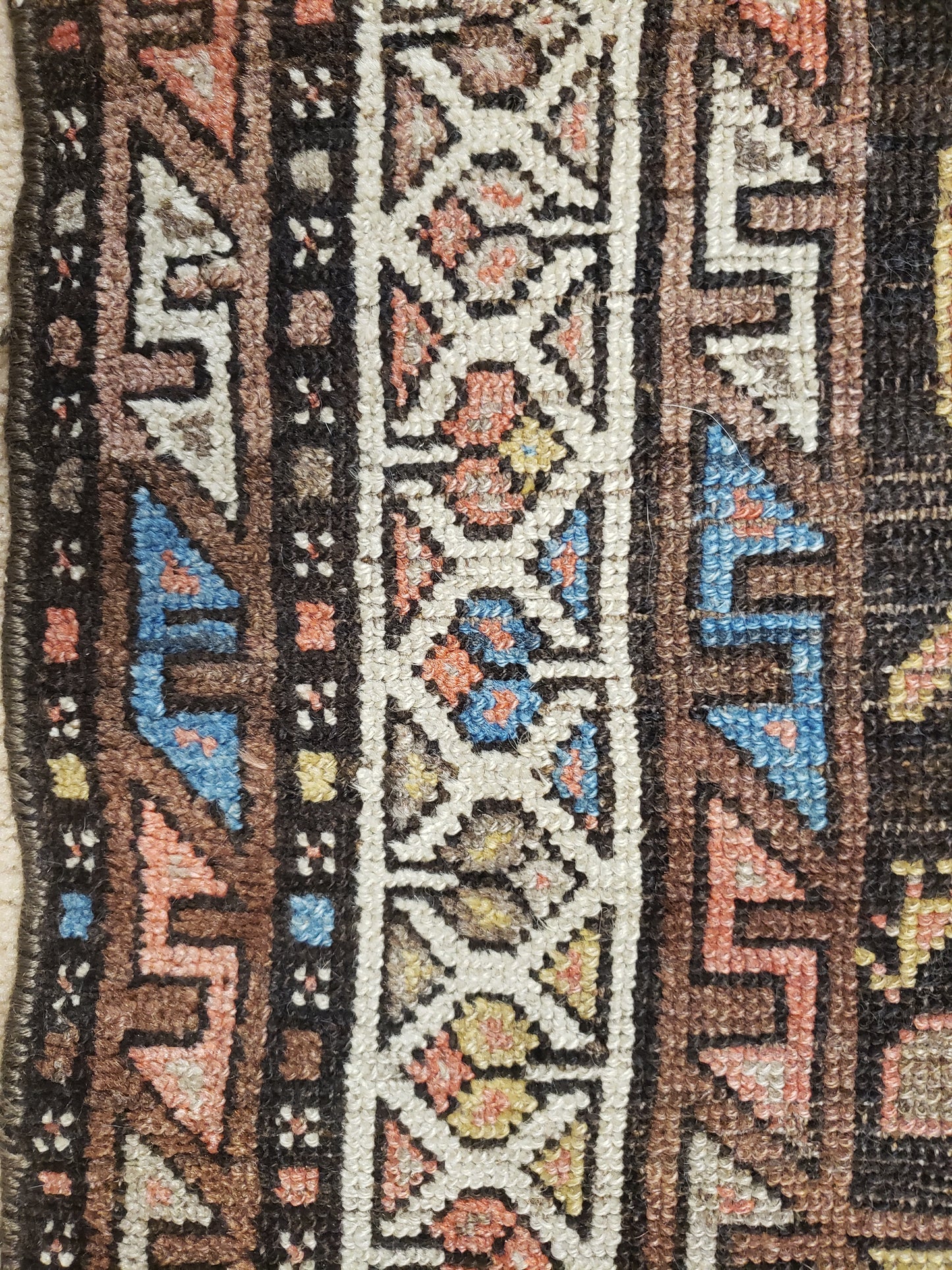 SOLD - Antique Kurdish Rug, 3'6"x6'8"