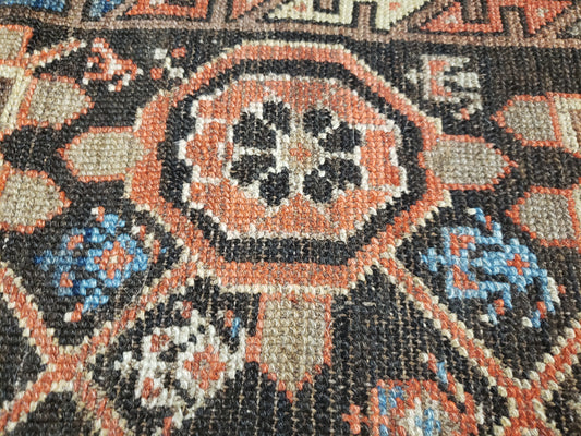 SOLD - Antique Kurdish Rug, 3'6"x6'8"