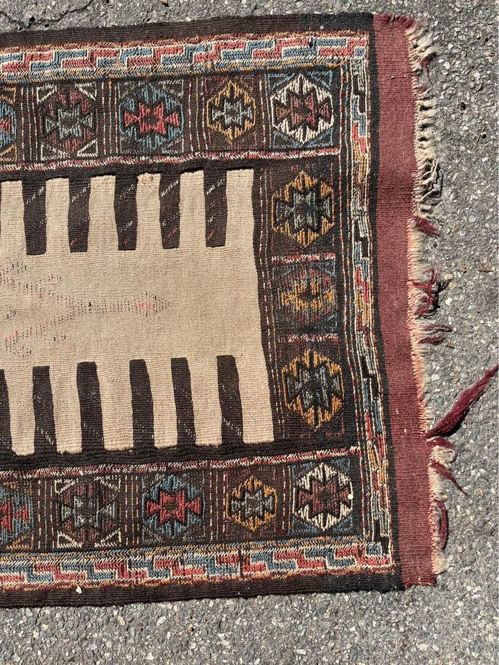 Kurdish Soumak Runner, 2'6"x12'6"
